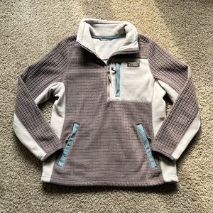 LL Bean Mountain Classic Windproof Fleece Half Zip size XS Petite
